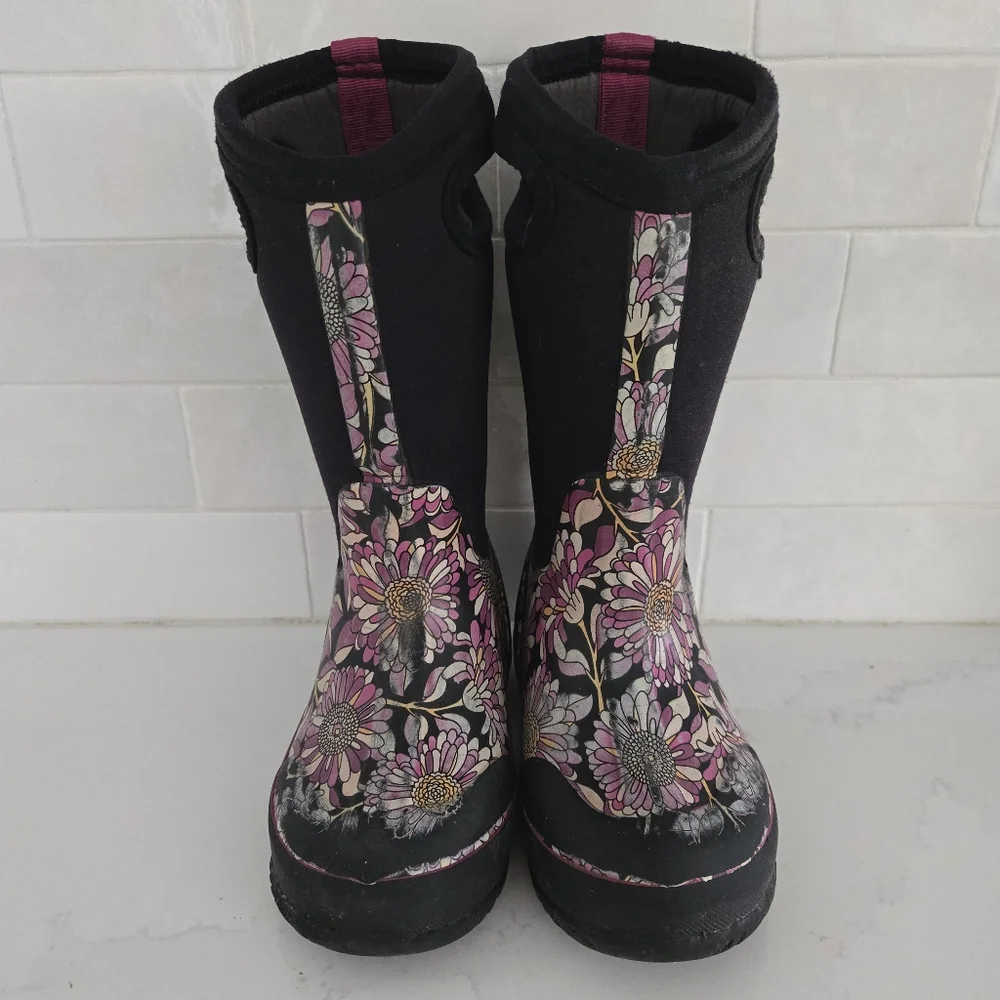 Bogs Classic High Grasp Handle Waterproof Insulated Snow Boots Mumsie Size 10 - Picture 3 of 8